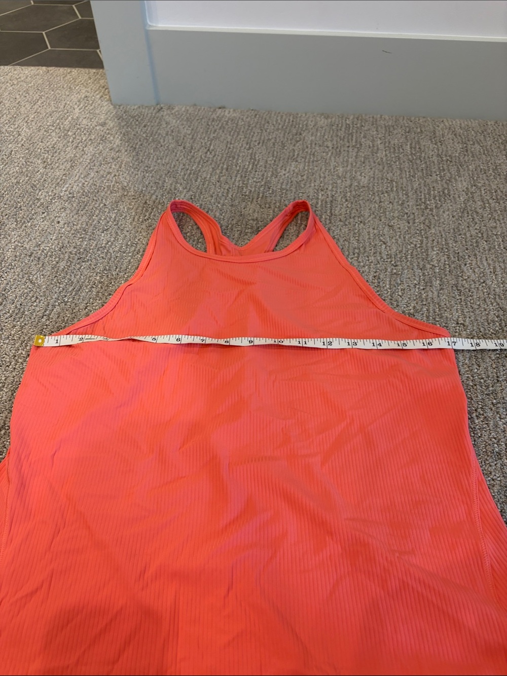 LULULEMON Women's Base Pace Ribbed Tank Top In Raspberry Cream - Picture 4 of 6